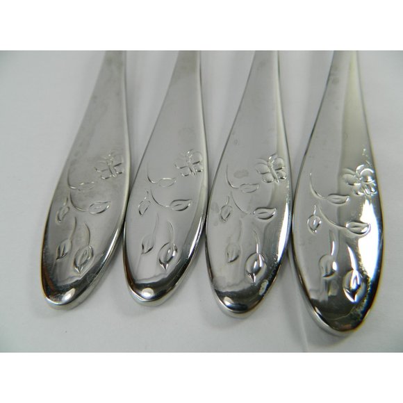 Lenox Butterfly Meadow Dinner Forks Set Of 4 In Great Condition Still Shiny! - Picture 7 of 11